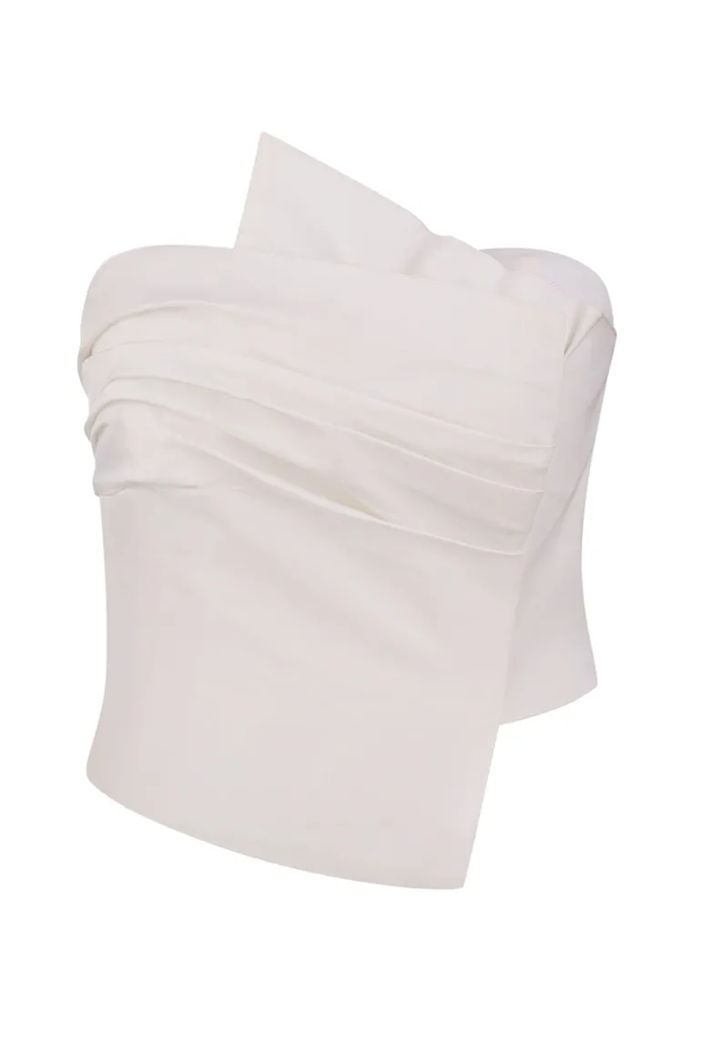 Tops<CULT MIA WELLS CORSET TOP White