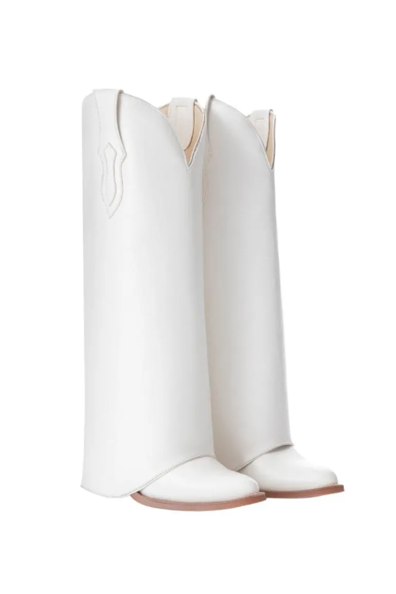 Boots<CULT MIA BASIC COWBOY BOOTS White