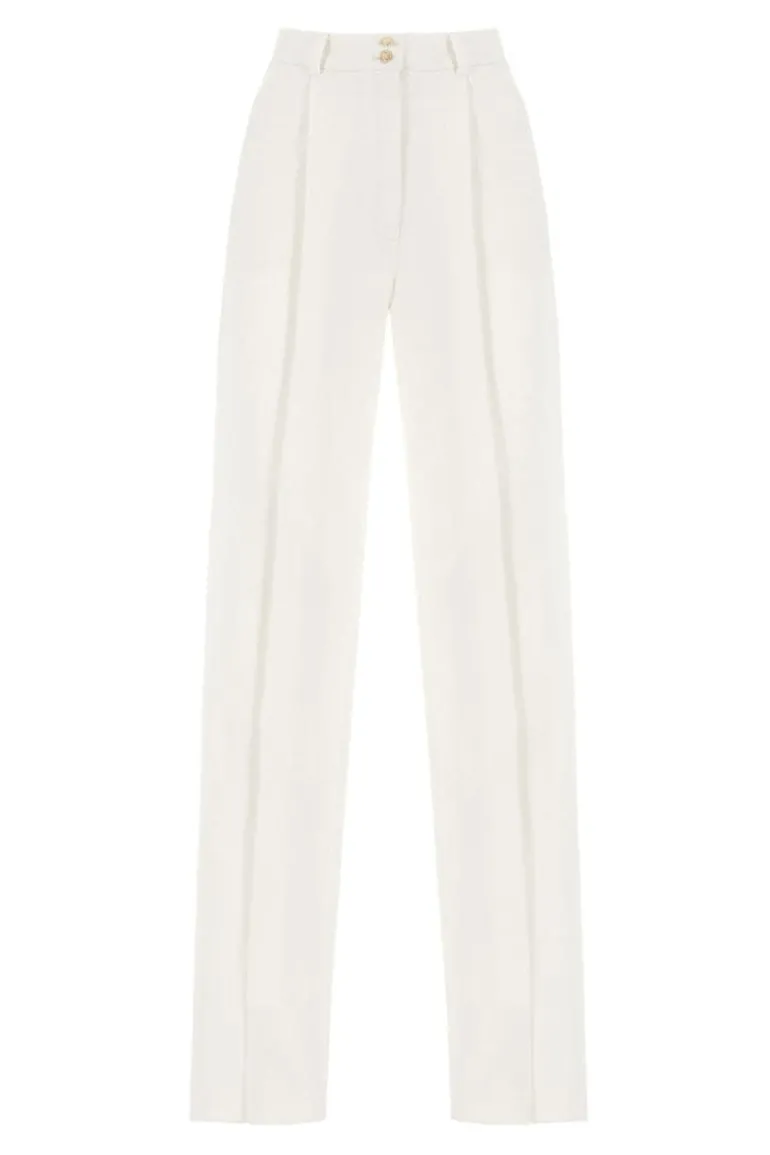 Pants<CULT MIA CREPE WIDE-LEG PANTS White
