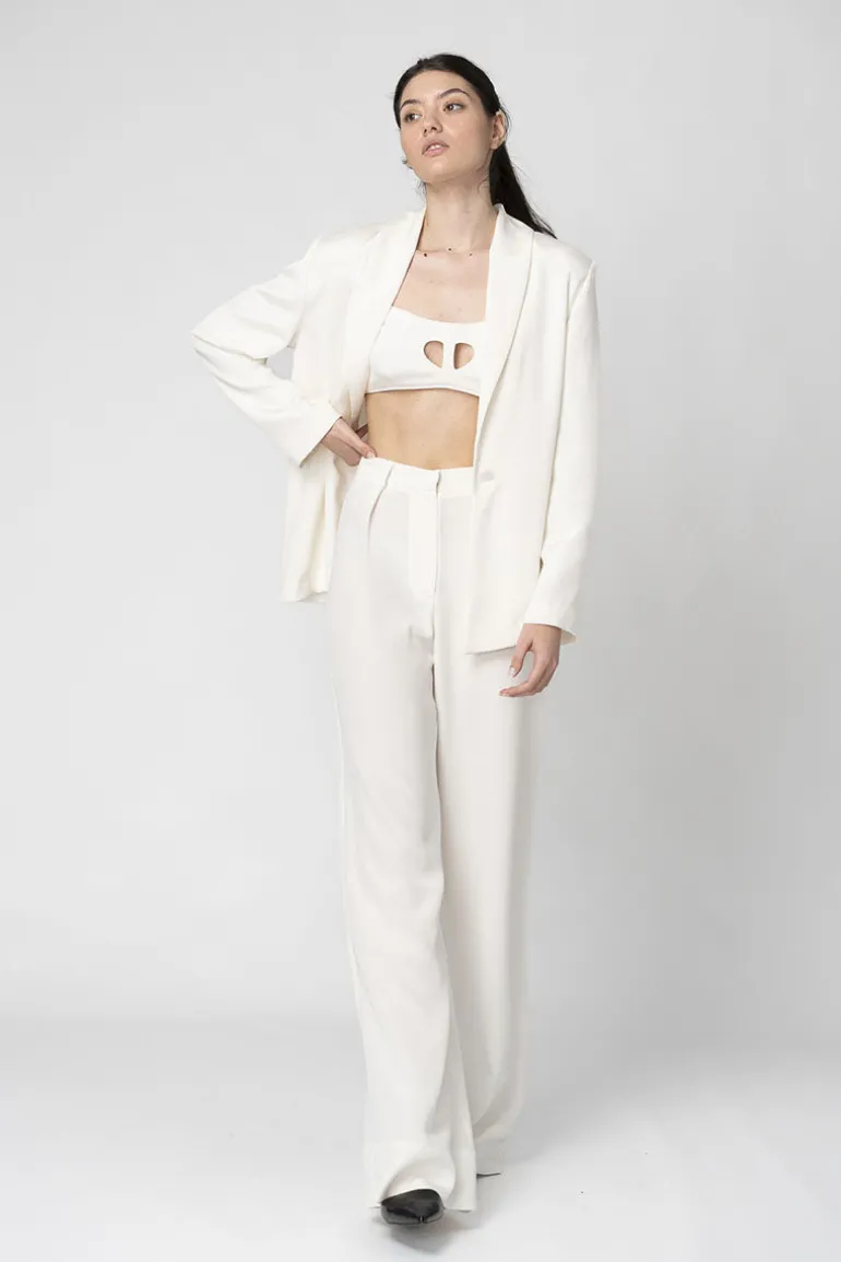 Tops<CULT MIA WHITE CUT-OUT HEART BUSTIER Ivory