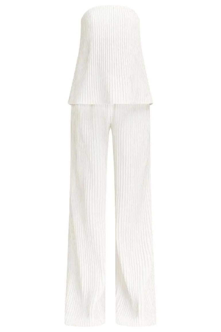 Outfit Sets<CULT MIA LAYLA STRAPLESS TOP AND PANTS SET White