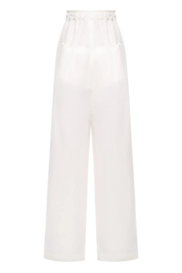 Pants<CULT MIA LOOSE FIT PANTS White