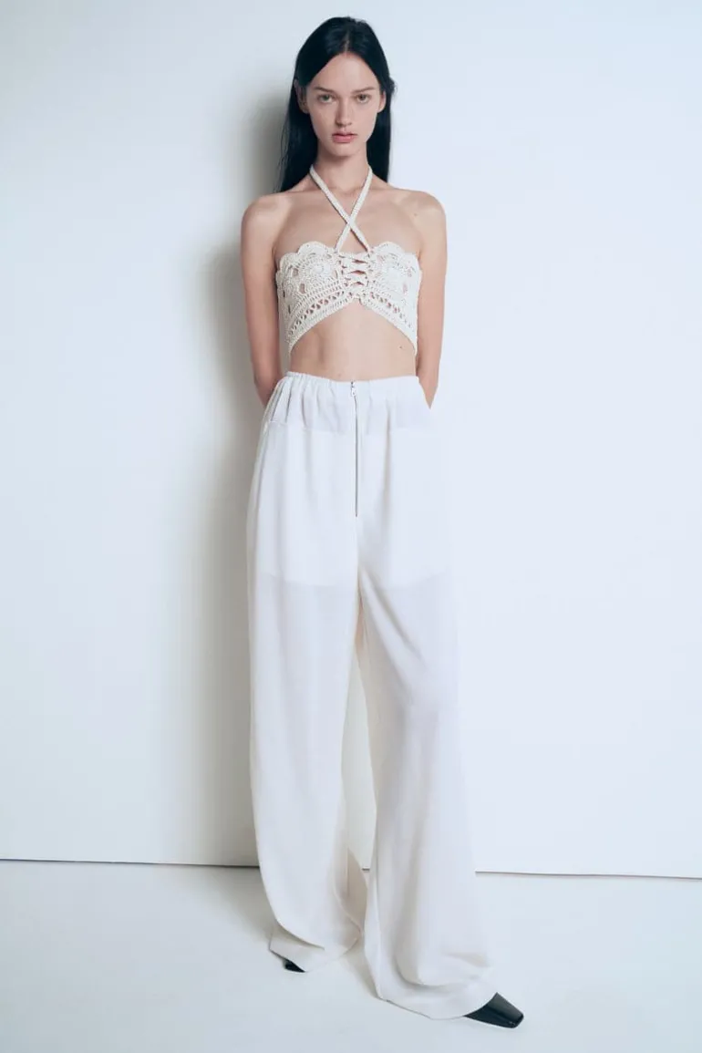 Pants<CULT MIA LOOSE FIT PANTS White