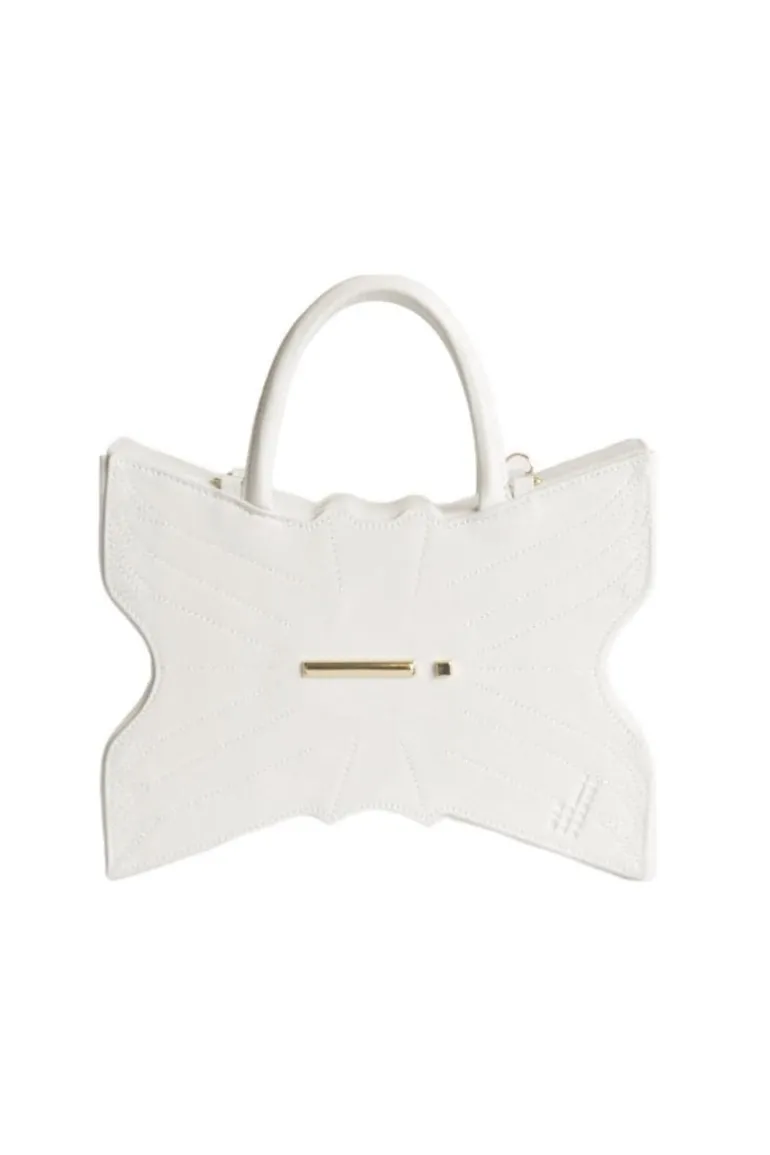 Top Handle Bags<CULT MIA SPHINX COLLECTION MAXI TOP HANDLE BAG White