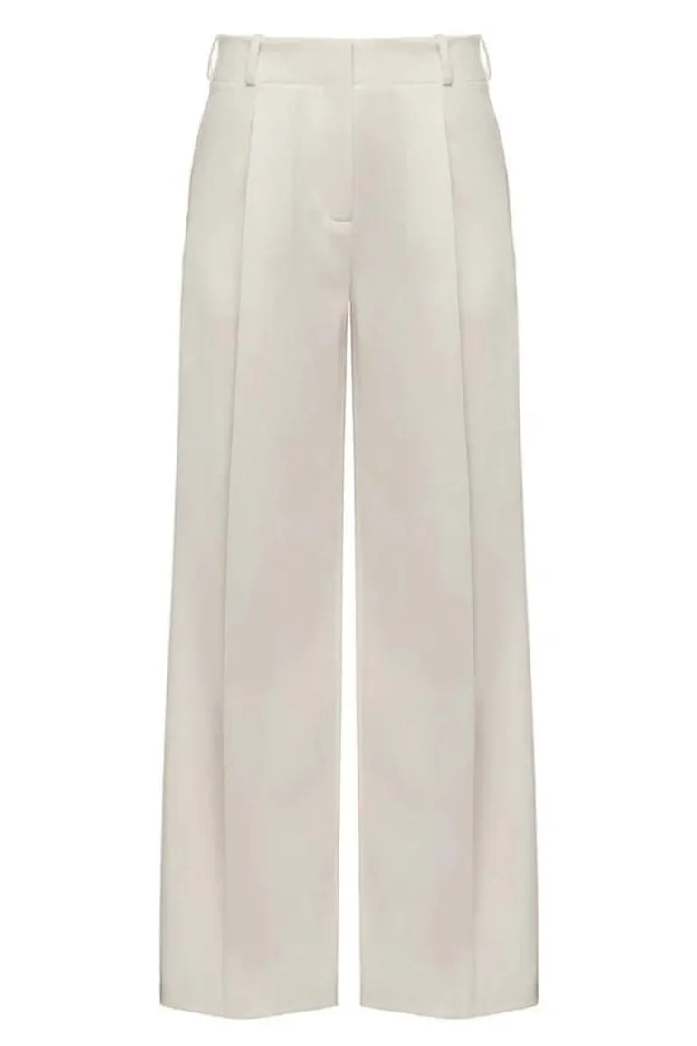 Pants<CULT MIA STRAIGHT LEG PANTS White
