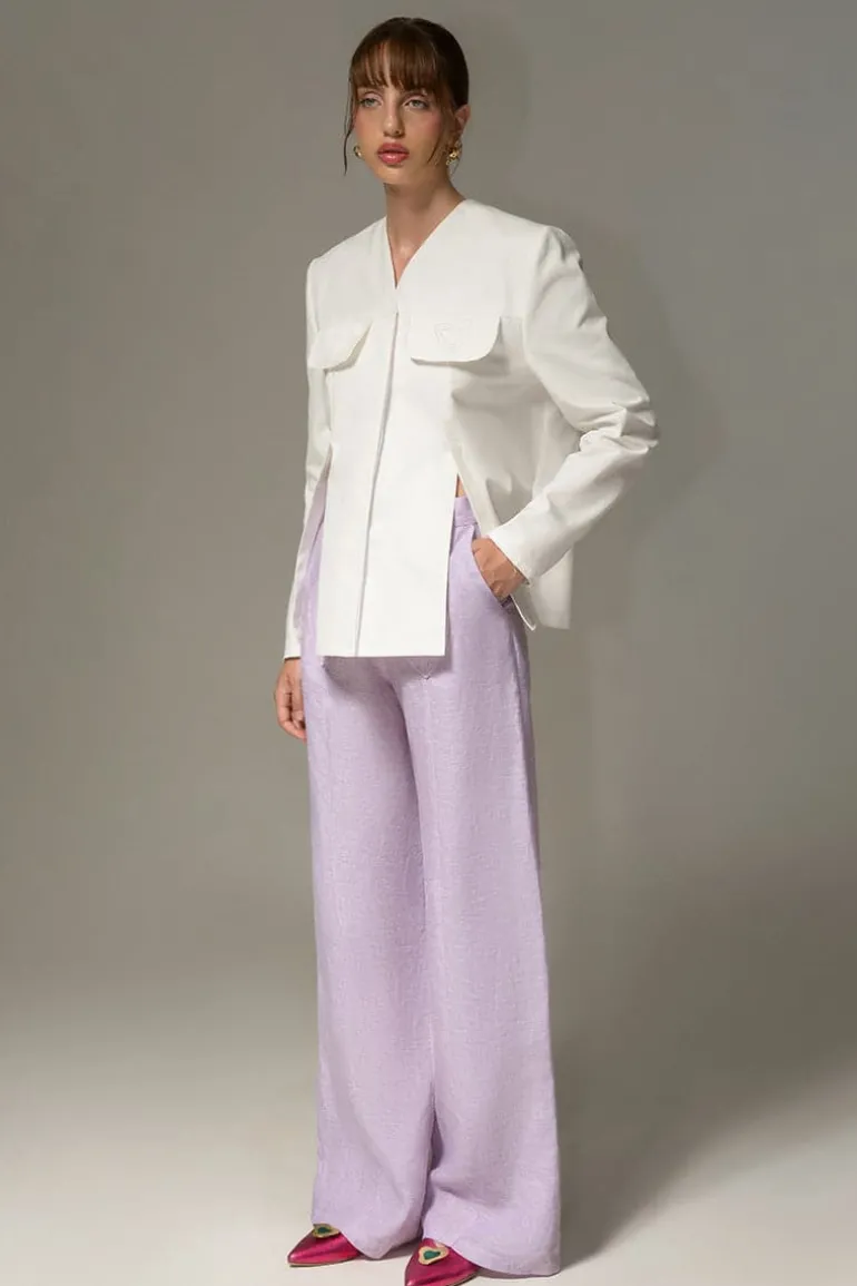 Blazers<CULT MIA SWEETHEART BLAZER White