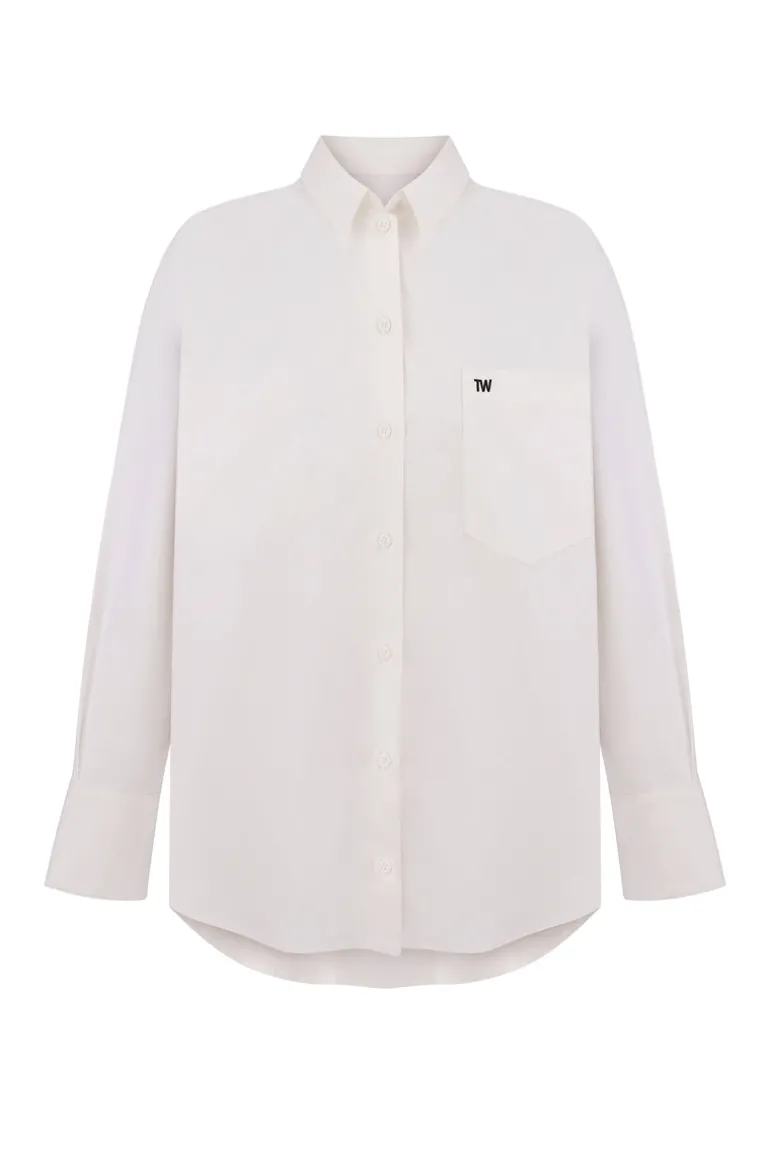 Tops<CULT MIA WELLS SHIRT White