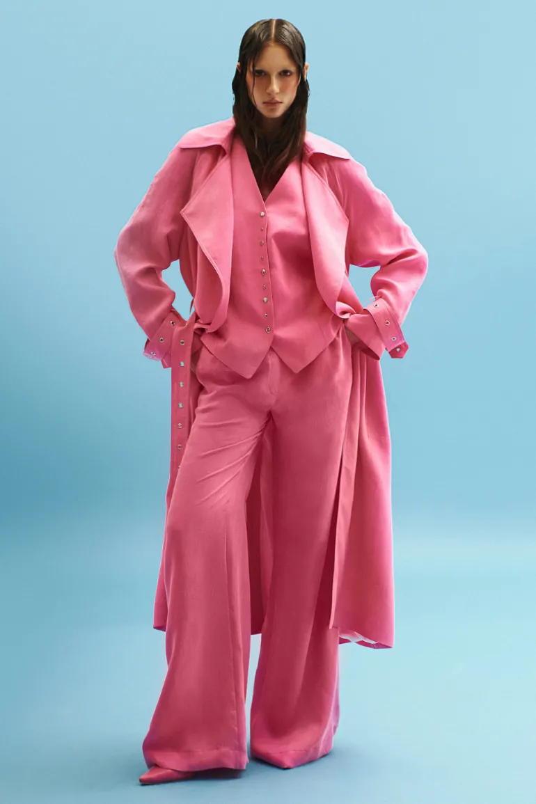 Pants<CULT MIA WIDE LEG PANTS Hot Pink