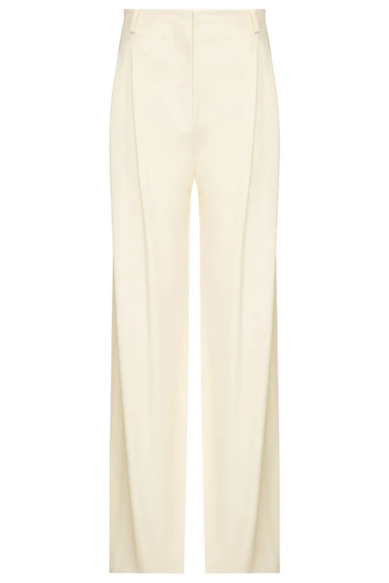 Pants<CULT MIA WOOL SUIT PANTS White