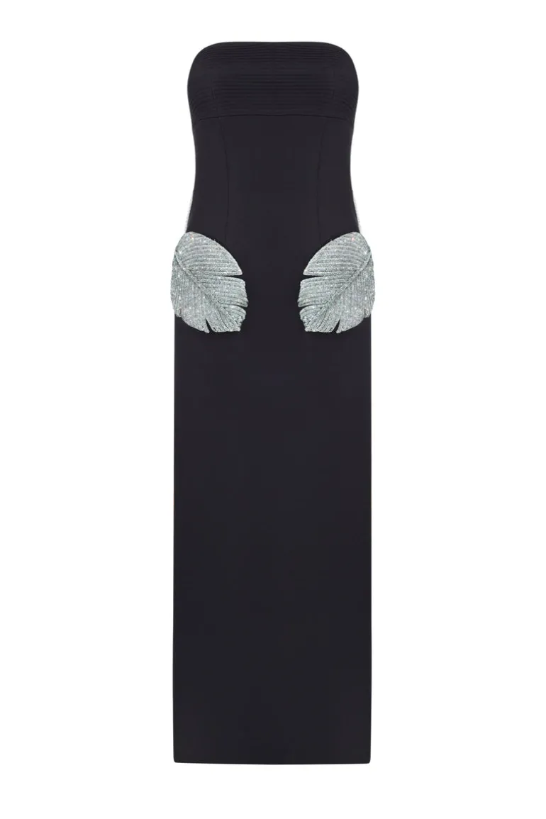 Dresses | Midi Dresses<CULT MIA YASMIN STRAPLESS MIDI DRESS Black