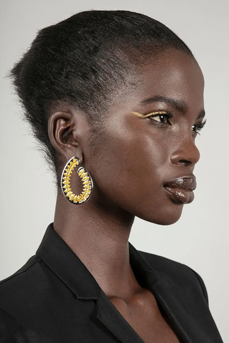 Earrings<CULT MIA SANTA FE EARRINGS Yellow