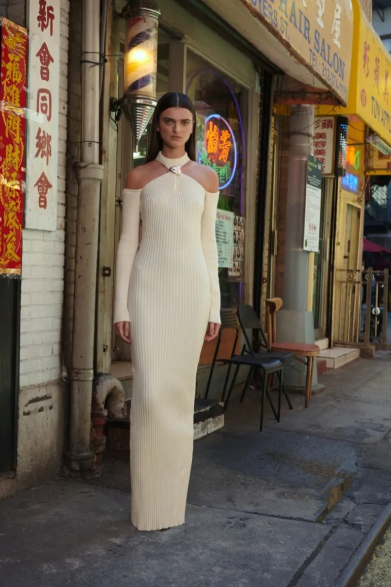 Dresses<CULT MIA YUMIKO DRESS IN Coconuts