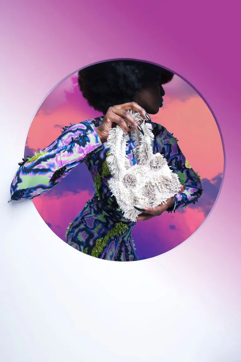 Top Handle Bags<CULT MIA ZAZA MINI IN WHITE White & Ivory