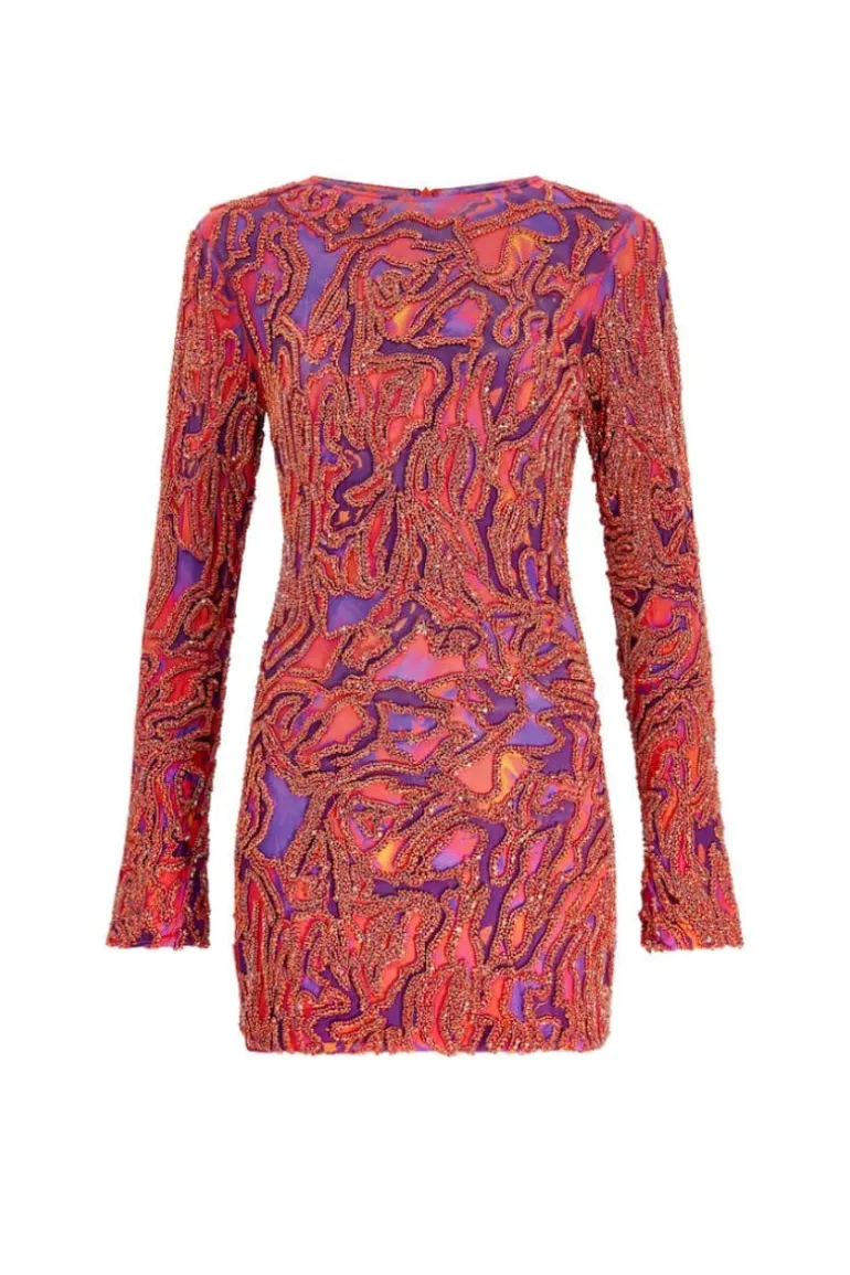 Dresses | Mini Dresses<CULT MIA ZUWA MINI DRESS Red, Pink, Purple