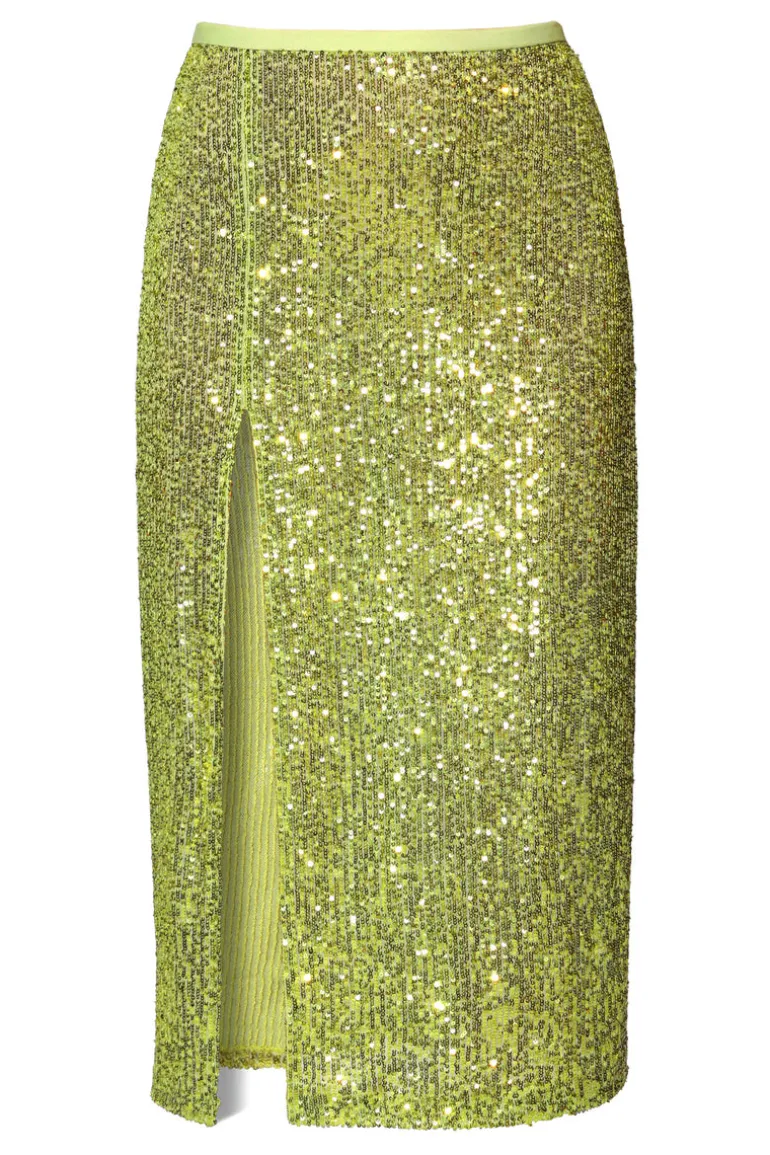 Skirts<CULT MIA ZUZA SKIRT IN Lemon Sparkle